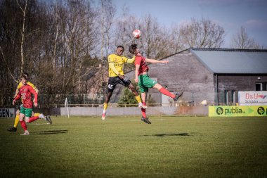 2025-03-16 Berg en dal-Berchem Sport, Belçika 'nın alt bölgelerinde rekabet maçı