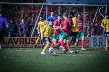 2025-03-16 Berg en dal-Berchem Sport, Belçika 'nın alt bölgelerinde rekabet maçı