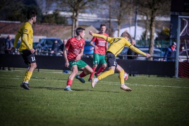 2025-03-16 Berg en dal-Berchem Sport, Belçika 'nın alt bölgelerinde rekabet maçı
