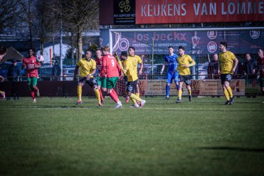 2025-03-16 Berg en dal-Berchem Sport, Belçika 'nın alt bölgelerinde rekabet maçı