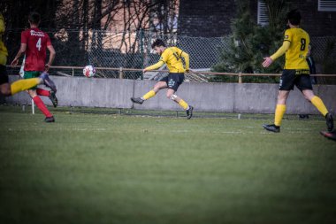 2025-03-16 Berg en dal-Berchem Sport, Belçika 'nın alt bölgelerinde rekabet maçı