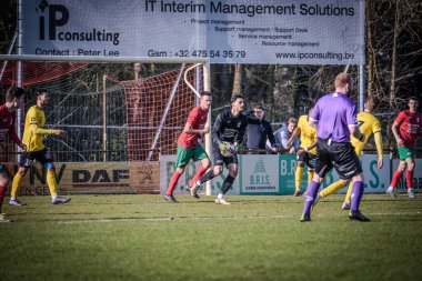 2025-03-16 Berg en dal-Berchem Sport, Belçika 'nın alt bölgelerinde rekabet maçı