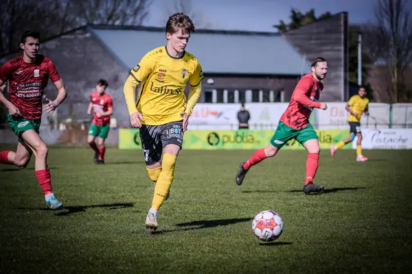 2025-03-16 Berg en dal-Berchem Sport, Belçika 'nın alt bölgelerinde rekabet maçı