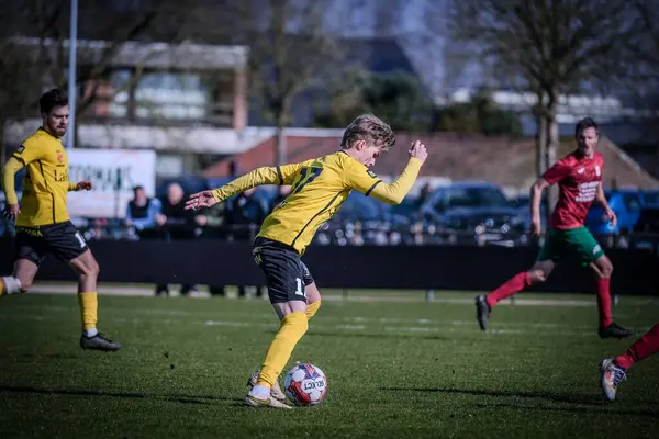 2025-03-16 Berg en dal-Berchem Sport, Belçika 'nın alt bölgelerinde rekabet maçı