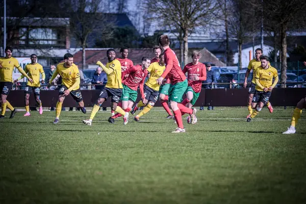 2025-03-16 Berg en dal-Berchem Sport, Belçika 'nın alt bölgelerinde rekabet maçı
