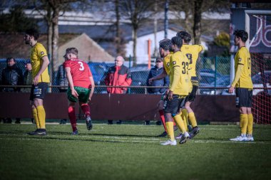 2025-03-16 Berg en dal-Berchem Sport, Belçika 'nın alt bölgelerinde rekabet maçı