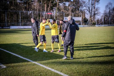 2025-03-16 Berg en dal-Berchem Sport, Belçika 'nın alt bölgelerinde rekabet maçı