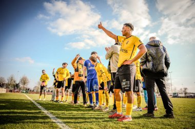 2025-03-16 Berg en dal-Berchem Sport, Belçika 'nın alt bölgelerinde rekabet maçı