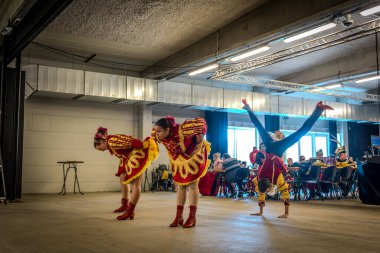 2025-03-29 Dans öğleden sonra ManeBlussers Mechelen farklı dans gruplarının dans etmeye geldiği bir etkinlik