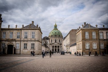 08-04-2025 kopenhagen: Kraliyet sarayı avlusu