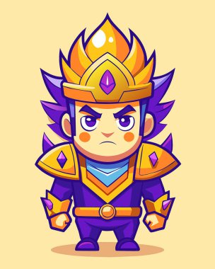 Kral tacıyla ayakta duruyor