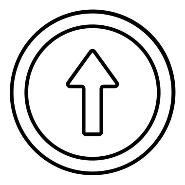 arrowup satır simgesi, basit siyah ve beyaz vektör illüstrasyonu