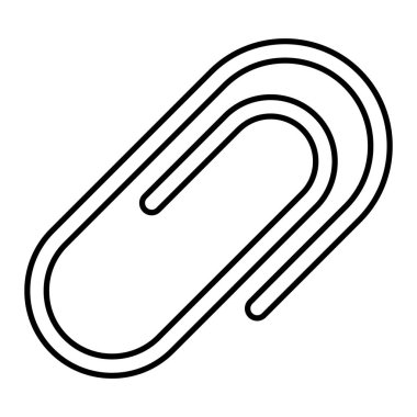 Eklenen Simge, Basit Siyah ve Beyaz Vektör İllüstrasyonu