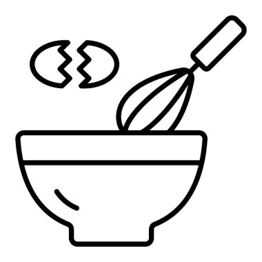 Yengeç Çizgisi simgesi, Basit Siyah ve Beyaz Vektör İllüstrasyonu