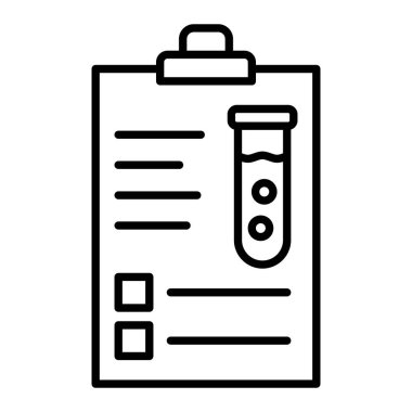 Pano Simgesi, Basit Siyah ve Beyaz Vektör İllüstrasyonu