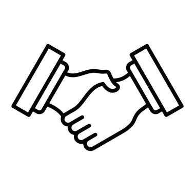 Tokalaşma Simgesi, Basit Siyah ve Beyaz Vektör İllüstrasyonu