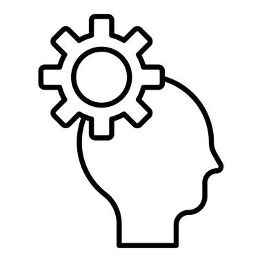 Felaket Savunma Hattı simgesi, Basit Siyah ve Beyaz Vektör İllüstrasyonu