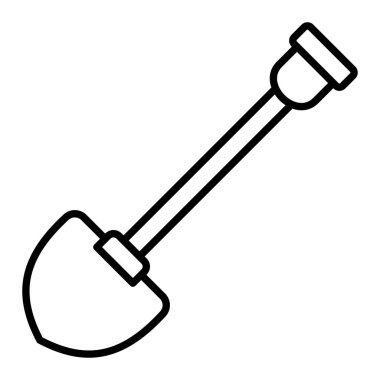 Tohum satırı simgesi, Basit Siyah ve Beyaz Vektör İllüstrasyonu