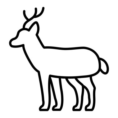 Sevgili Simge, Basit Siyah ve Beyaz Vektör İllüstrasyonu