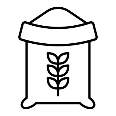 Un Simgesi, Basit Siyah ve Beyaz Vektör İllüstrasyonu