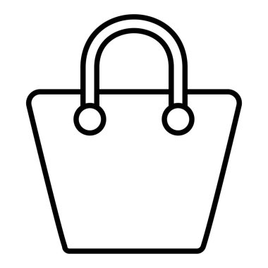 Gıda ambalaj hattı simgesi, Basit Siyah ve Beyaz Vektör İllüstrasyonu