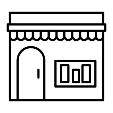 Simgeyi Sakla, Basit Siyah ve Beyaz Vektör İllüstrasyonu