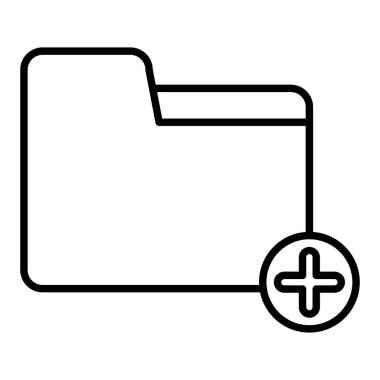 Video Görüntü Yönlendirme Çizgisi simgesi, Basit Siyah ve Beyaz Vektör İllüstrasyonu