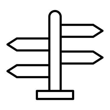 İmza Simgesi Simgesi, Basit Siyah ve Beyaz Vektör İllüstrasyonu