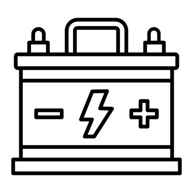 Toplayıcı Simgesi, Basit Siyah ve Beyaz Vektör İllüstrasyonu