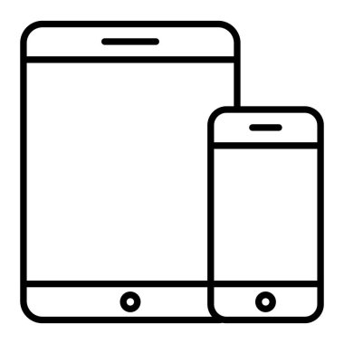 Aygıt Simgesi, Basit Siyah ve Beyaz Vektör İlülasyonu