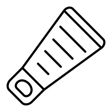 Nemlendirici Simge, Basit Siyah ve Beyaz Vektör İllüstrasyonu