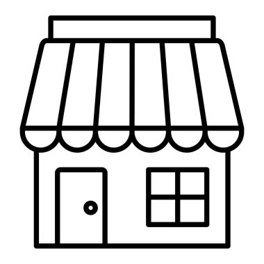 Simgeyi Sakla, Basit Siyah ve Beyaz Vektör İllüstrasyonu