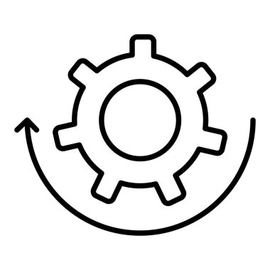 ayar çizgisi simgesi, basit siyah ve beyaz vektör illüstrasyonu