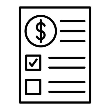 Süreç Simgesi, Basit Siyah ve Beyaz Vektör İllüstrasyonu