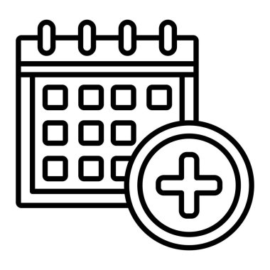 Olay satırı simgesi, Basit Siyah ve Beyaz Vektör Resimleri Ekle