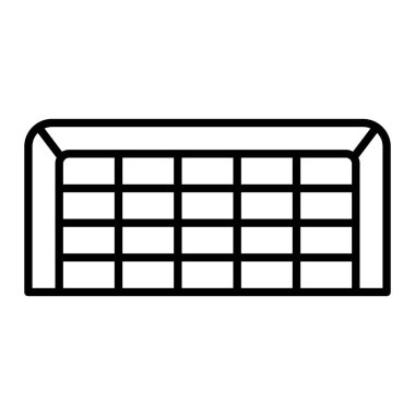 Hedef Posta Simgesi, Basit Siyah ve Beyaz Vektör İllüstrasyonu