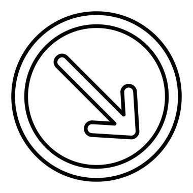 Sağ Simgeyi Koru, Basit Siyah ve Beyaz Vektör İlülasyonu