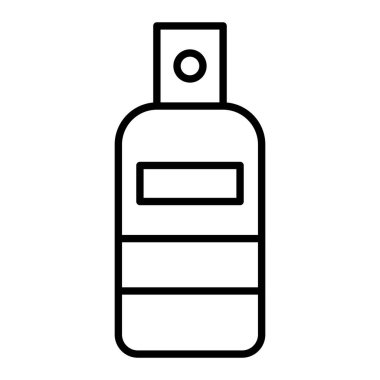 Kağıt püskürtme simgesi, Basit Siyah ve Beyaz Vektör İllüstrasyonu