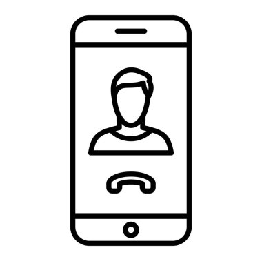 Simge, Basit Siyah ve Beyaz Vektör İllüstrasyonuComment