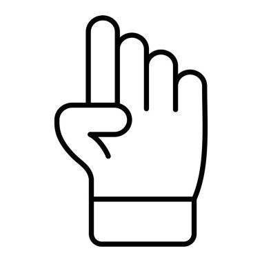 Tauhid Simgesi, Basit Siyah ve Beyaz Vektör İllüstrasyonu