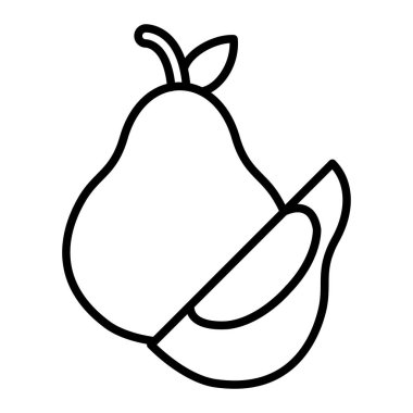 Shaddock Simgesi, Basit Siyah ve Beyaz Vektör İllüstrasyonu