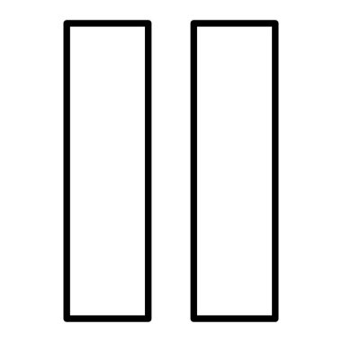 Simgeyi Duraklat, Basit Siyah ve Beyaz Vektör İlülasyonu