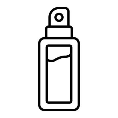 Temel Simge, Basit Siyah ve Beyaz Vektör İllüstrasyonu