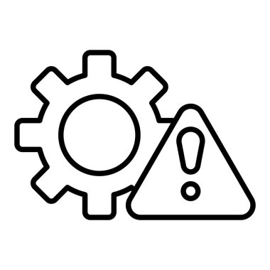 Kriz Coping koleksiyon satırı simgesi, Basit Siyah ve Beyaz Vektör İllüstrasyonu