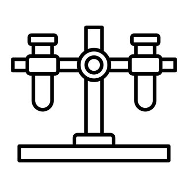 Eşit Simge, Basit Siyah ve Beyaz Vektör İllüstrasyonu