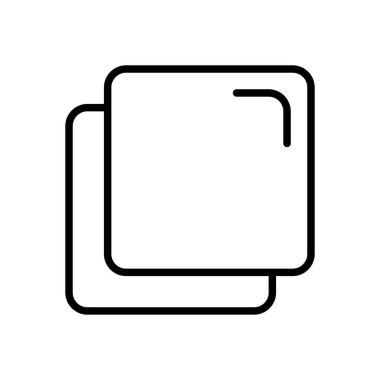 Flax yağ çizgisi simgesi, Basit Siyah ve Beyaz Vektör İllüstrasyonu