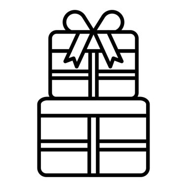 Sürdürülebilir ambalaj çizgisi simgesi, Basit Siyah ve Beyaz Vektör İllüstrasyonu