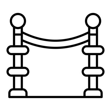 İlk Simge, Basit Siyah ve Beyaz Vektör İllüstrasyonu