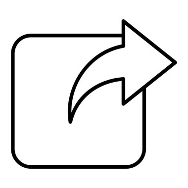 Simge Aktar, Basit Siyah ve Beyaz Vektör İllüstrasyonu