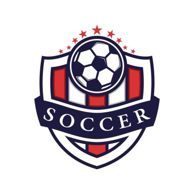 Futbol kulübü logosu şablon tasarımı